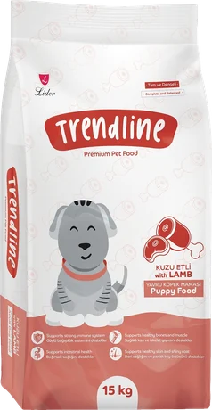 Kuzu Etli Yavru Köpek Maması ambalajı
