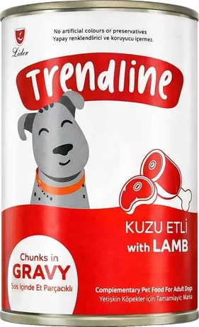 Kuzu Etli Yetişkin Köpek Konservesi ambalajı