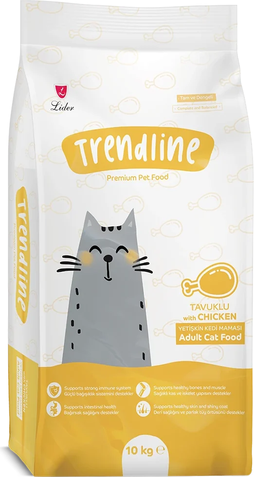 Tavuklu Yetişkin Kedi Maması ambalajı, 10 kg