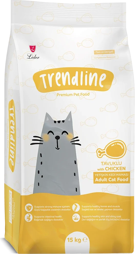 Tavuklu Yetişkin Kedi Maması ambalajı, ön